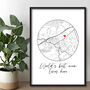 World's Best Mum Personalised Map Print, Personalised Mothers Day Print, Personalised Mothers Day Gift, Custom Home Print For Mum, thumbnail 1 of 3