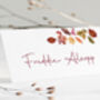 Autumnal Wedding Place Cards, thumbnail 2 of 4
