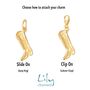 Cowboy Boot Charm, Slide On Or Clip On, thumbnail 3 of 5