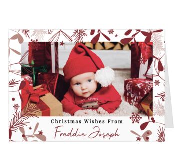 Personalised Photo Pack Of 10 Christmas Cards, 4 of 5