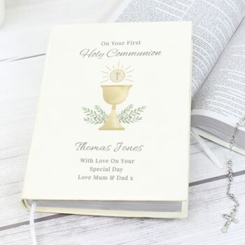 Personalised First Holy Communion Holy Bible, 3 of 3