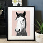 Personalised Horse Portrait Print, thumbnail 1 of 5