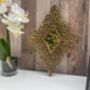 Coral Inspired Gold Diamond Wall Mirror Home Decor Gift, thumbnail 5 of 9