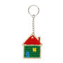 Stitch Your Own Wooden House Keyring, thumbnail 2 of 5
