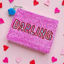 Darling Beaded Valentine’s Keepsake Pouch, thumbnail 1 of 2