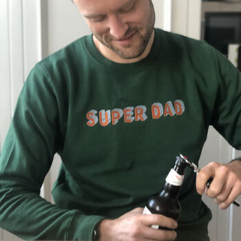 Dad's Personalised Embroidered Sweatshirt, 5 of 7