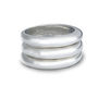 Eclipse Solid Silver Stacking Ring Set, thumbnail 4 of 6