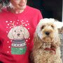 Personalised Dog Lover Christmas Jumper, thumbnail 4 of 12