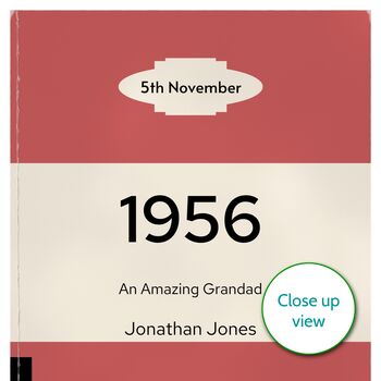Personalised 70th Birthday Print 1956 Book Cover Gift, 9 of 12