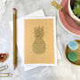 Pineapple Luxury Box Set Of Eight Note Cards, thumbnail 9 of 10