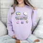 Organic Cotton Crew Neck Sweater Funny Slogan, thumbnail 1 of 6