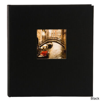 Large Traditional Style Linen Photograph Album With Opaque Glassine Interleaves, 12 of 12