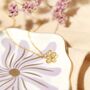 Set Of Two Wavy Organic Floral Trinket Dish Set, thumbnail 5 of 5