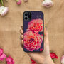 Pink Flowers iPhone Case Personalised 12 13 14 15 Se, thumbnail 1 of 2