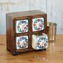 Handmade Four Drawer Trinket Box, thumbnail 1 of 4