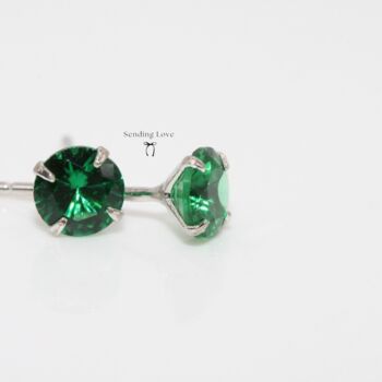 May Birthstone Earrings Gift For Her, 2 of 6