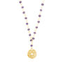 Crown Chakra Amethyst Necklace Silver/Gold Plated, thumbnail 5 of 9
