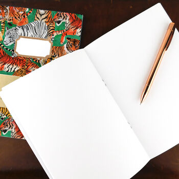 Streak Of Tigers Lined And Plain Notebook Set, 3 of 9