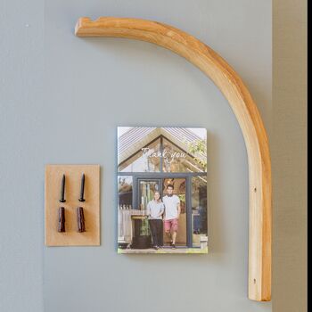 Wooden Wall Bracket Plant Hanger / Light Holder, 6 of 8