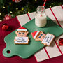 Personalised Christmas Cheeky Elf Letterbox Iced Cookie, thumbnail 1 of 12