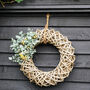 Wicker Circular Wreath 2022, thumbnail 1 of 6