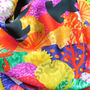 Anthozoa Coral Reef Print Silk Scarf, thumbnail 4 of 4