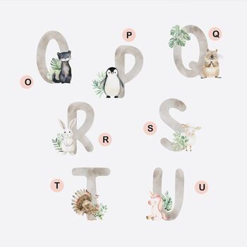 Personalised Animal Alphabet Initial Son Birthday Card *A Z Options, 4 of 10