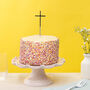 Christening Or Baptism Cross Celebration Cake Topper, thumbnail 2 of 2