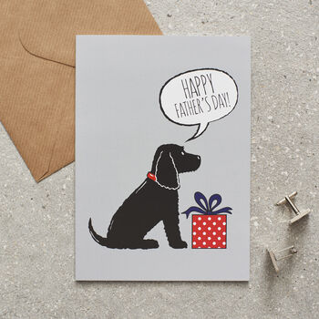 Black Cocker Spaniel Organic Cotton Tea Towel, 11 of 12