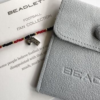 Bournemouth Fc Football Fan Bracelet With Charms, 3 of 5