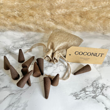 Coconut Aromatherapy Incense Cones, 4 of 5