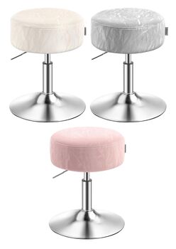 Dressing Table Stool Adjustable Swivel Vanity Stool, 7 of 7