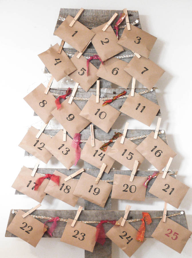 Advent Calendar Stamp Set By English Stamp Company