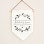 Personalised Hanging Linen Flag, thumbnail 2 of 4