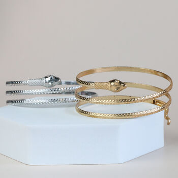 Coiled Snake Bangle, 2 of 5