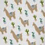 Llama Gift Wrapping Paper Roll Or Folded, thumbnail 2 of 3