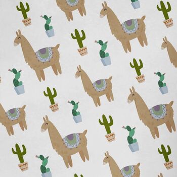 Llama Gift Wrapping Paper Roll Or Folded, 2 of 3