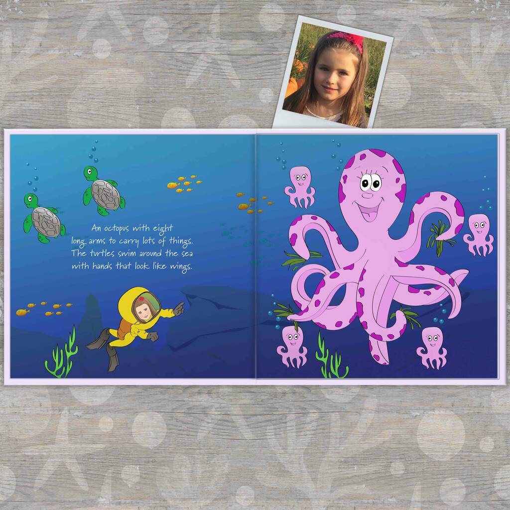 Personalised Sea Adventure Story Book By Swanky Giftbook 