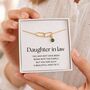 Daughter In Law Interlocking Bracelet – Family Bond Birthstone Gift, thumbnail 1 of 11