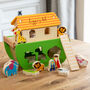 Personalised Noah's Ark Shape Sorter Wooden Play Set, thumbnail 2 of 4