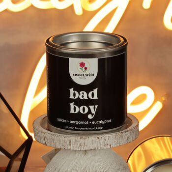 Candle Bad Boy Spices • Bergamot • Eucalyptus, 3 of 4