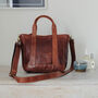Boston Leather Crossbody Handbag, thumbnail 2 of 6