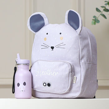 Personalised Trixie Mouse Backpack For Nursery, School, Holiday, 6 of 11