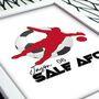 Goalkeeper Personalised Gift Art, thumbnail 3 of 5