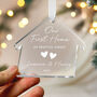 Personalised First Home Acrylic Ornament Custom Address, thumbnail 5 of 8