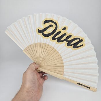 Handheld Diva Folding Fan, 3 of 3