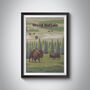 Wood Buffalo National Park Canada Travel Poster Print, thumbnail 1 of 8