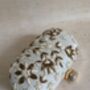 Off White Oval Floral Clutch, thumbnail 7 of 11