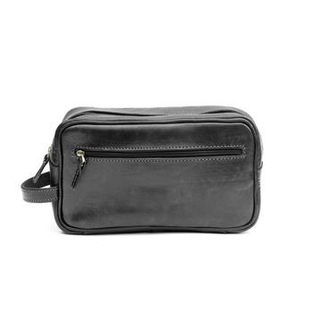 Max Leather Wash Bag, 10 of 12