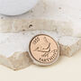 70th Birthday 1955 Farthing Coin Golf Marker, thumbnail 5 of 9